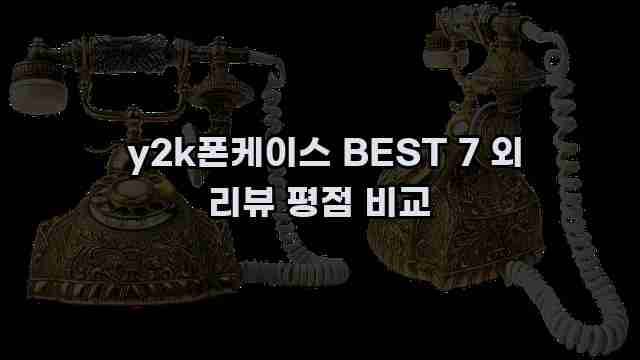  y2k폰케이스 BEST 7 외 리뷰 평점 비교