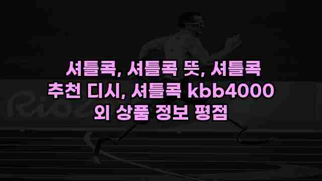  셔틀콕, 셔틀콕 뜻, 셔틀콕 추천 디시, 셔틀콕 kbb4000 외 상품 정보 평점