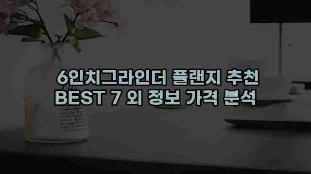  6인치그라인더 플랜지 추천 BEST 7 외 정보 가격 분석