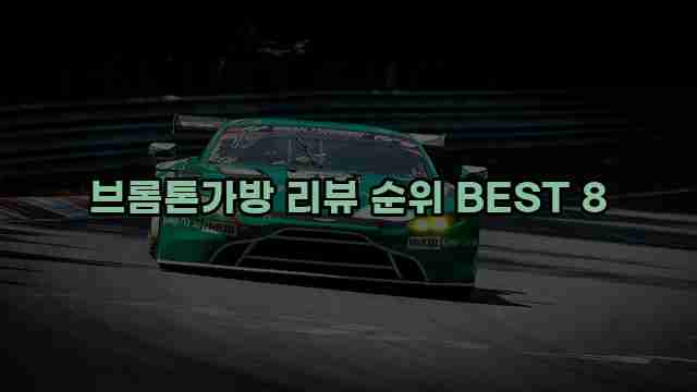 브롬톤가방 리뷰 순위 BEST 8