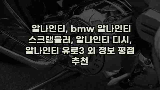  알나인티, bmw 알나인티 스크램블러, 알나인티 디시, 알나인티 유로3 외 정보 평점 추천