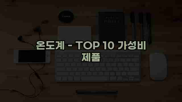 온도계 - TOP 10 가성비 제품 