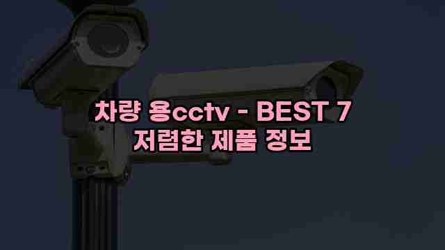 차량 용cctv - BEST 7 저렴한 제품 정보