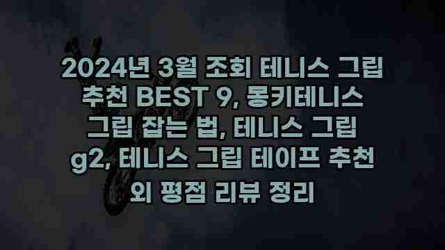 2024년 3월 조회 테니스 그립 추천 BEST 9, 몽키테니스 그립 잡는 법, 테니스 그립 g2, 테니스 그립 테이프 추천 외 평점 리뷰 정리