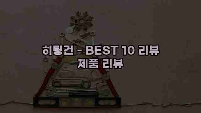 히팅건 - BEST 10 리뷰 제품 리뷰