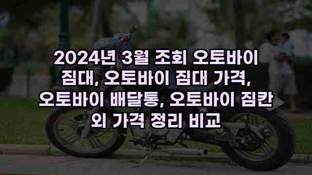 2024년 3월 조회 오토바이 짐대, 오토바이 짐대 가격, 오토바이 배달통, 오토바이 짐칸 외 가격 정리 비교