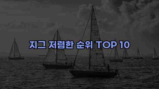 지그 저렴한 순위 TOP 10