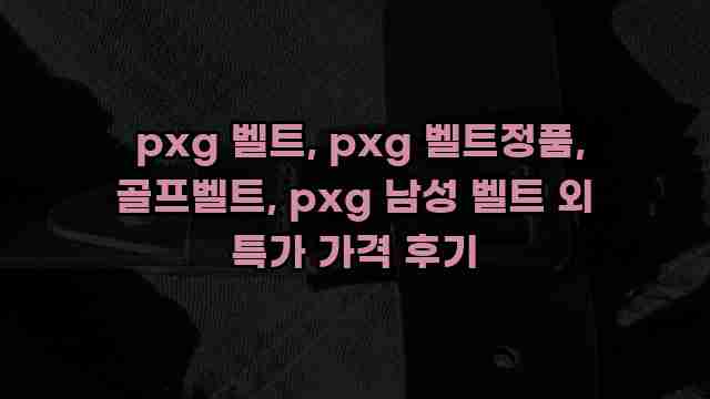  pxg 벨트, pxg 벨트정품, 골프벨트, pxg 남성 벨트 외 특가 가격 후기