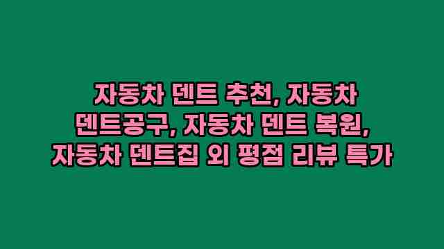  자동차 덴트 추천, 자동차 덴트공구, 자동차 덴트 복원, 자동차 덴트집 외 평점 리뷰 특가