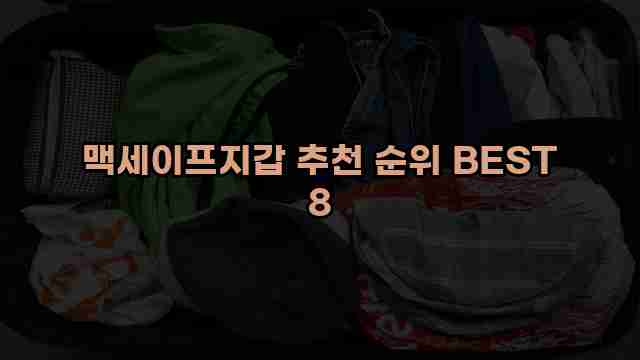 맥세이프지갑 추천 순위 BEST 8