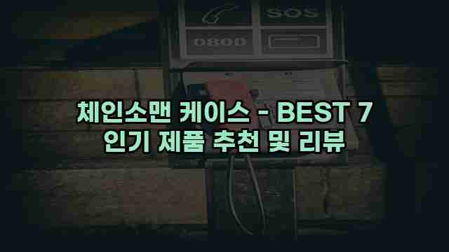 체인소맨 케이스 - BEST 7 인기 제품 추천 및 리뷰