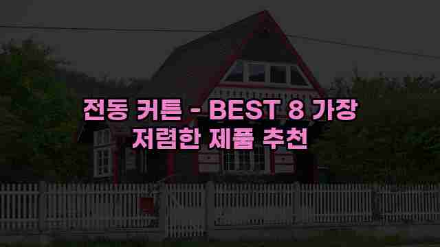 전동 커튼 - BEST 8 가장 저렴한 제품 추천