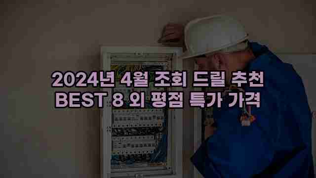 2024년 4월 조회 드릴 추천 BEST 8 외 평점 특가 가격