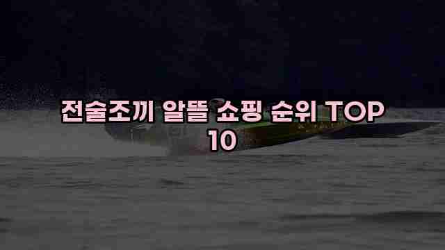 전술조끼 알뜰 쇼핑 순위 TOP 10