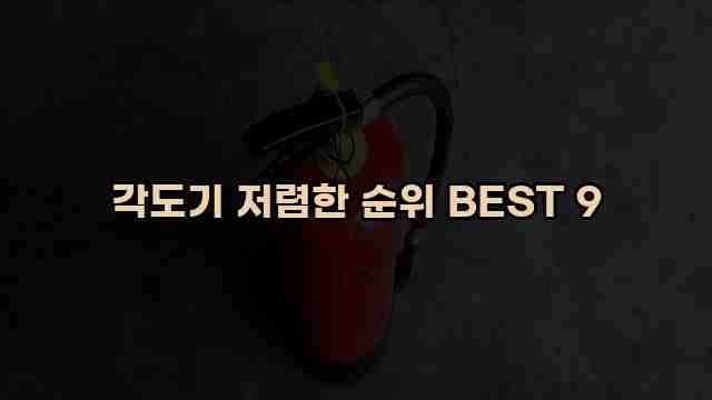 각도기 저렴한 순위 BEST 9