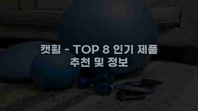 캣휠 - TOP 8 인기 제품 추천 및 정보