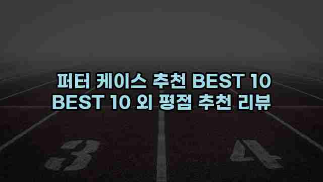  퍼터 케이스 추천 BEST 10 BEST 10 외 평점 추천 리뷰