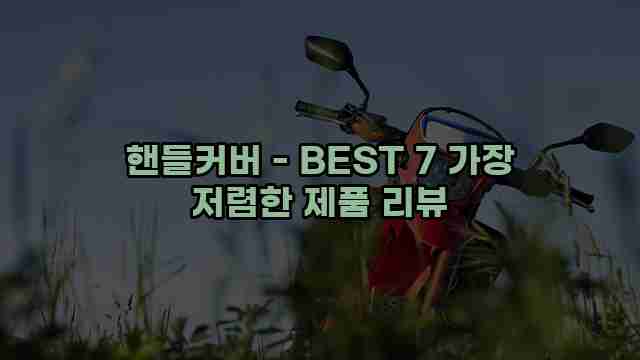 핸들커버 - BEST 7 가장 저렴한 제품 리뷰