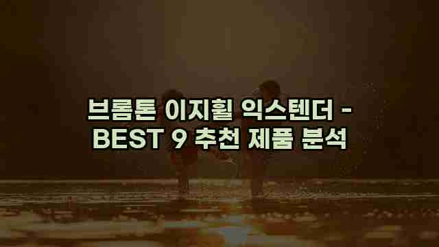 브롬톤 이지휠 익스텐더 - BEST 9 추천 제품 분석