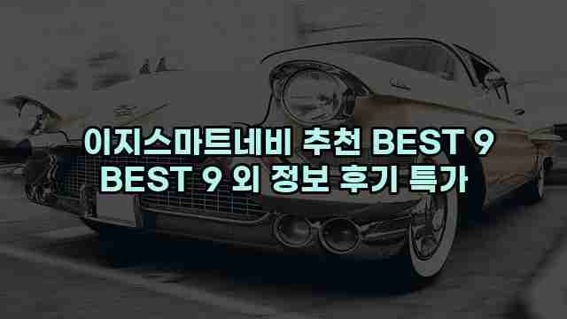  이지스마트네비 추천 BEST 9 BEST 9 외 정보 후기 특가