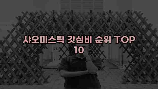 샤오미스틱 갓심비 순위 TOP 10