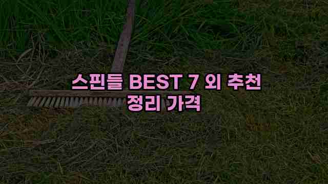  스핀들 BEST 7 외 추천 정리 가격