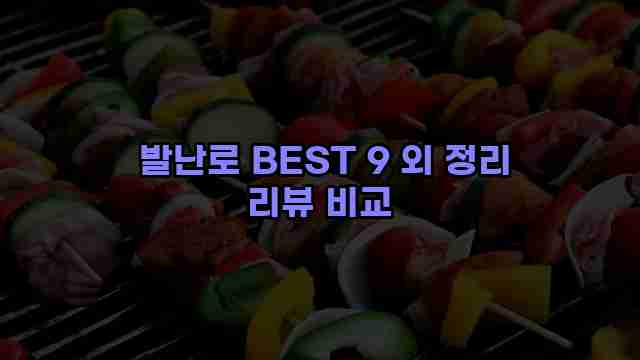  발난로 BEST 9 외 정리 리뷰 비교