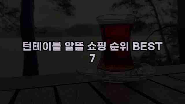 턴테이블 알뜰 쇼핑 순위 BEST 7