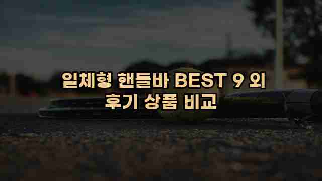  일체형 핸들바 BEST 9 외 후기 상품 비교