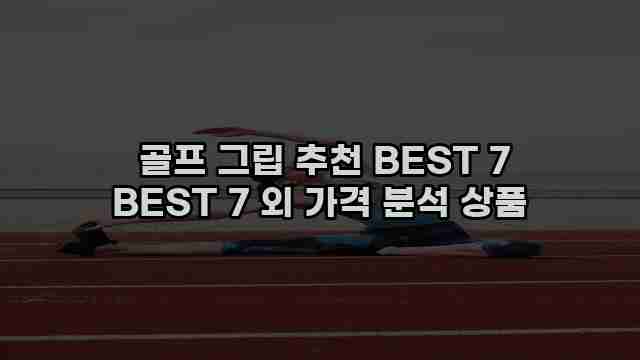  골프 그립 추천 BEST 7 BEST 7 외 가격 분석 상품