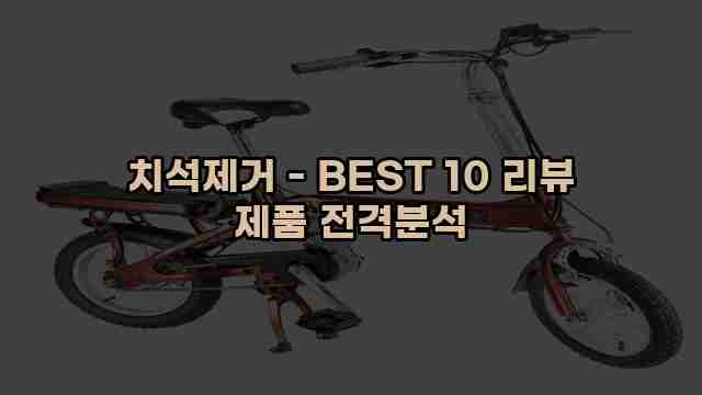 치석제거 - BEST 10 리뷰 제품 전격분석