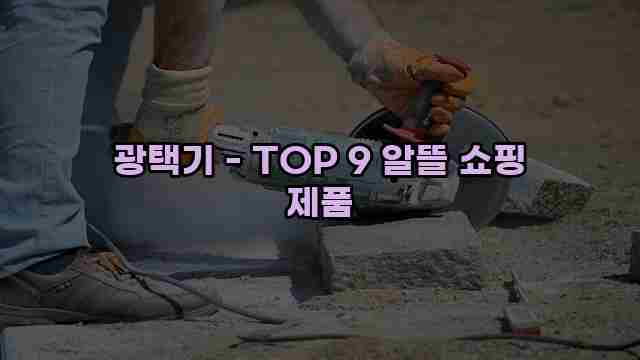 광택기 - TOP 9 알뜰 쇼핑 제품 