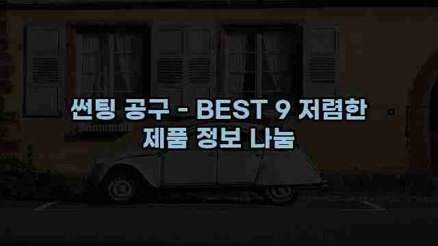 썬팅 공구 - BEST 9 저렴한 제품 정보 나눔