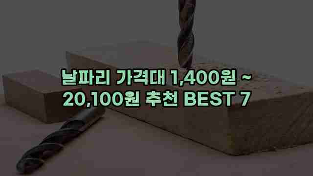 날파리 가격대 1,400원 ~ 20,100원 추천 BEST 7