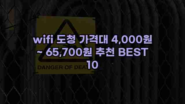 wifi 도청 가격대 4,000원 ~ 65,700원 추천 BEST 10