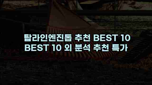  탑라인엔진톱 추천 BEST 10 BEST 10 외 분석 추천 특가