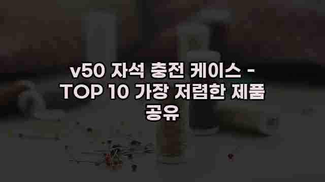 v50 자석 충전 케이스 - TOP 10 가장 저렴한 제품 공유