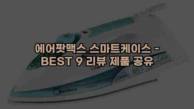 에어팟맥스 스마트케이스 - BEST 9 리뷰 제품 공유