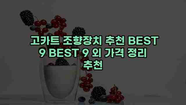  고카트 조향장치 추천 BEST 9 BEST 9 외 가격 정리 추천