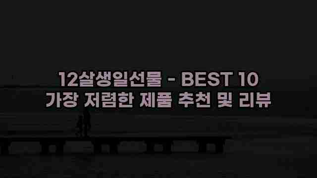 12살생일선물 - BEST 10 가장 저렴한 제품 추천 및 리뷰