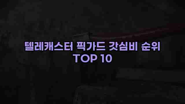 텔레캐스터 픽가드 갓심비 순위 TOP 10