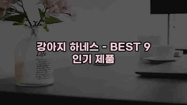 강아지 하네스 - BEST 9 인기 제품 