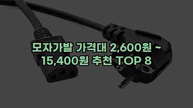 모자가발 가격대 2,600원 ~ 15,400원 추천 TOP 8