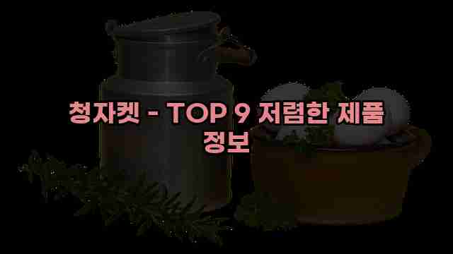 청자켓 - TOP 9 저렴한 제품 정보