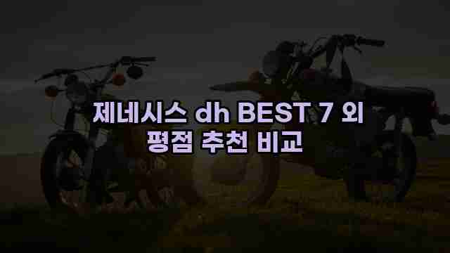  제네시스 dh BEST 7 외 평점 추천 비교