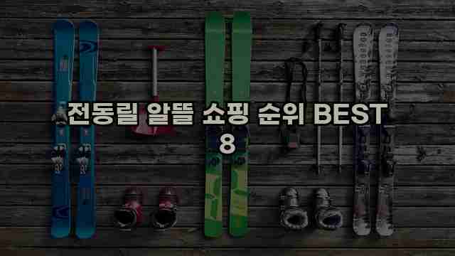 전동릴 알뜰 쇼핑 순위 BEST 8