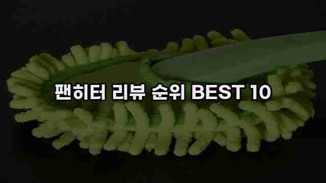 팬히터 리뷰 순위 BEST 10