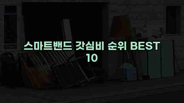 스마트밴드 갓심비 순위 BEST 10