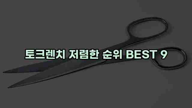 토크렌치 저렴한 순위 BEST 9