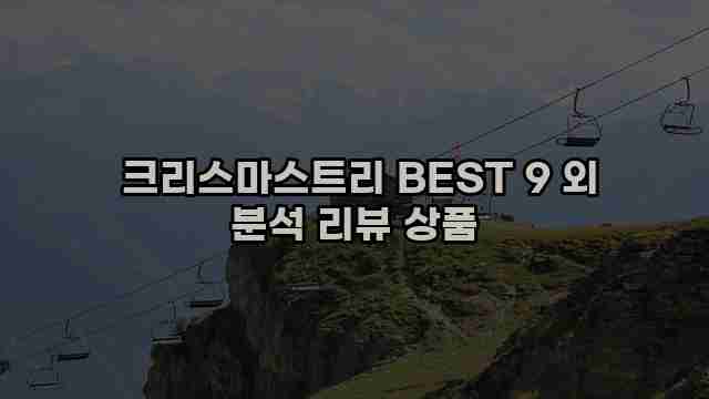  크리스마스트리 BEST 9 외 분석 리뷰 상품